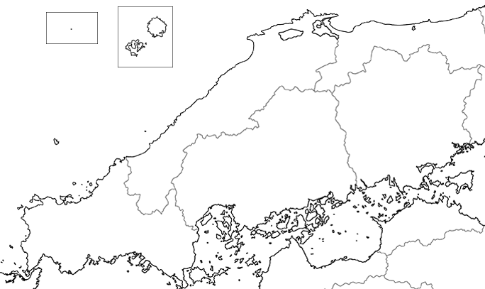 中国地方マップ